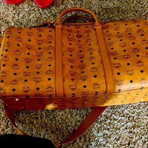 Original print MCM duffel bag